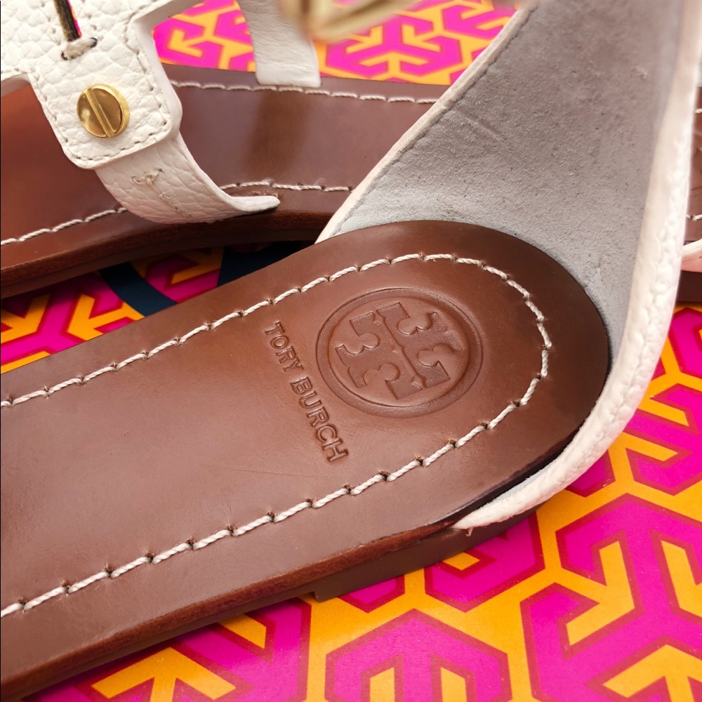 Tory Burch Phoebe Sandals ivory white - Picture 4 of 8